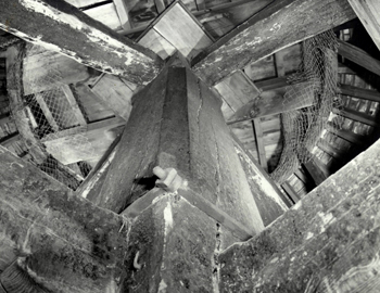 Stevington Windmill interior 1965 [Z50/112/7]